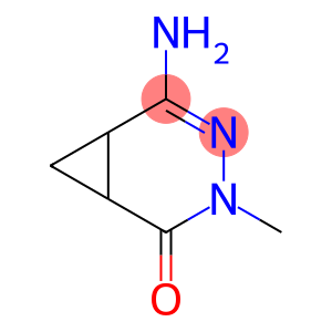 3,4-Diazabicyclo[4.1.0]hept-4-en-2-one,5-amino-3-methyl-(9CI)