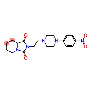 2-[2-(4-{4-nitrophenyl}-1-piperazinyl)ethyl]tetrahydroimidazo[1,5-a]pyridine-1,3(2H,5H)-dione