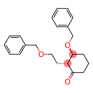 Cyclohexanone, 3-(phenylmethoxy)-2-[2-(phenylmethoxy)ethyl]-, trans-