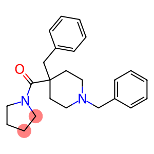 Pyrrolidine, 1-[[1,4-bis(phenylmethyl)-4-piperidinyl]carbonyl]-