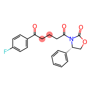 (4S)-3-[5-(4-fluorophenyl)1,5-dioxophentyl]-4-phenyl-2-oxazolidinone