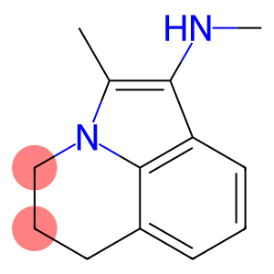 4H-Pyrrolo[3,2,1-ij]quinolin-1-amine, 5,6-dihydro-N,2-dimethyl-