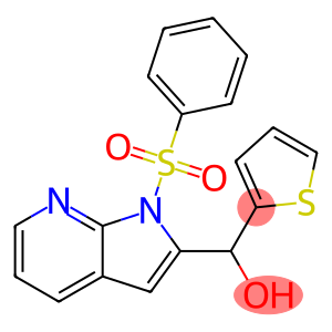 [1-(PHENYLSULFONYL)-1H-PYRROLO[2,3-B]PYRIDIN-2-YL](2-THIENYL)METHANOL