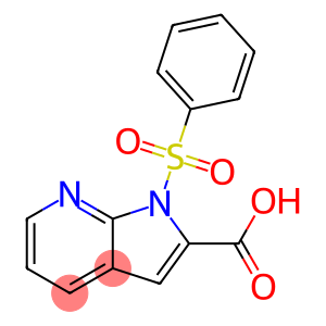 1-(phenylsulfonyl)-1H-pyrrolo[2,3-b]pyridine-2-carboxylic acid
