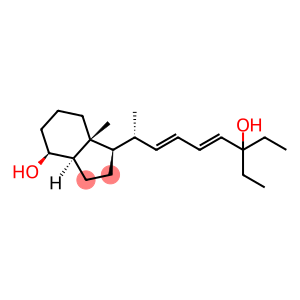 1H-Inden-4-ol, 1-[(1R,2E,4E)-6-ethyl-6-hydroxy-1-methyl-2,4-octadien-1-yl]octahydro-7a-methyl-, (1R,3aR,4S,7aR)-