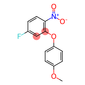 Benzene, 4-fluoro-2-(4-methoxyphenoxy)-1-nitro-