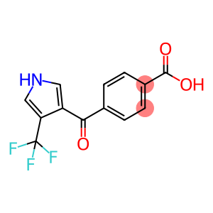 Benzoic acid, 4-[[4-(trifluoromethyl)-1H-pyrrol-3-yl]carbonyl]-