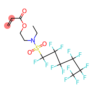 2-[乙基[(十三氟己基)磺酰基]氨基]乙基-2-丙烯酸酯