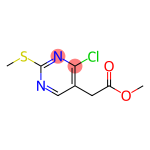 methyl 2-(4-chloro-2-methylsulfanyl-pyrimidin-5-yl)acetate