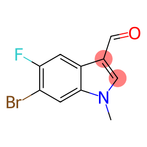 1H-Indole-3-carboxaldehyde, 6-bromo-5-fluoro-1-methyl-