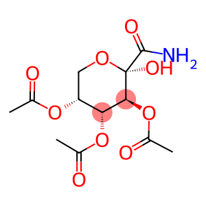 C-(2,3,4-TRI-O-ACETYL-1-HYDROXY-BETA-D-ARABINOPYRANOSYL) FORMAMIDE