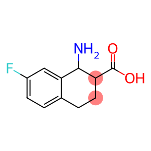 1-amino-7-fluoro-1,2,3,4-tetrahydronaphthalene-2-carboxylic acid