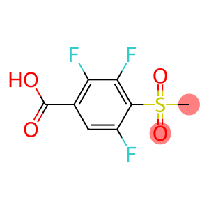 2,3,5-Trifluoro-4-(methylsulfonyl)benzoic acid