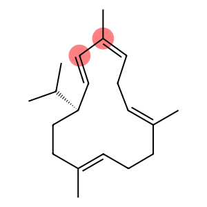 1,3,6,10-Cyclotetradecatetraene, 3,7,11-trimethyl-14-(1-methylethyl)-, [S-(E,Z,E,E)]-