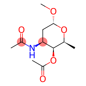 Methyl 4-O-acetyl-3-acetamido-2,3,6-trideoxy-α-L-lyxopyranoside