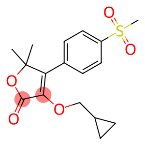 3-(环丙基甲氧基)-5,5-二甲基-4-[4-(甲基磺酰基)苯基]-2(5H)-呋喃酮