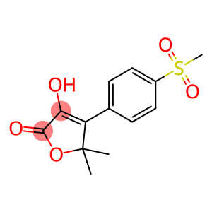 2(5H)-Furanone, 3-hydroxy-5,5-dimethyl-4-[4-(methylsulfonyl)phenyl]-