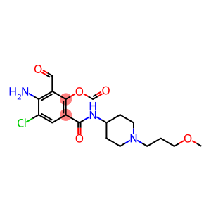 Benzamide, 4-amino-5-chloro-3-formyl-2-(formyloxy)-N-[1-(3-methoxypropyl)-4-piperidinyl]-