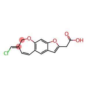 Furo[3,2-h][1]benzoxepin-2-acetic acid, 7-(chloromethylene)-7,8-dihydro-, (7E)-