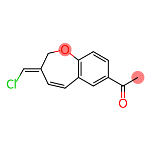 Ethanone,1-[(3E)-3-(chloromethylene)-2,3-dihydro-1-benzoxepin-7-yl]-