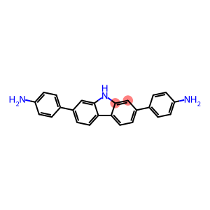 Benzenamine, 4,4'-(9H-carbazole-2,7-diyl)bis-