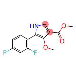 1H-Pyrrole-3-carboxylic acid, 5-(2,4-difluorophenyl)-4-methoxy-, methyl ester