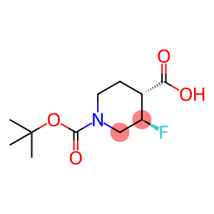 (3,4)-Trans-1-(tert-butoxycarbonyl)-3-fluoropiperidine-4-carboxylic acid racemate