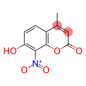 2H-1-Benzopyran-2-one, 7-hydroxy-4-methyl-8-nitro-