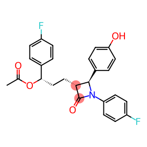 [1-(4-fluorophenyl)-3-[1-(4-fluorophenyl)-2-(4-hydroxyphenyl)-4-oxoazetidin-3-yl]propyl] acetate