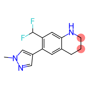 7-(difluoromethyl)-6-(1-methyl-1H-pyrazol-4-yl)-1,2,3,4-tetrahydroquinoline
