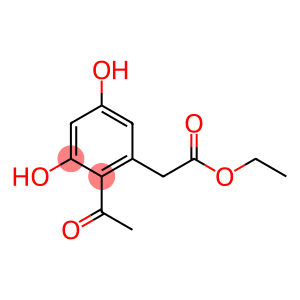 2-(1-Oxoethyl)-3,5-dihydroxybenzeneacetic acid ethyl ester