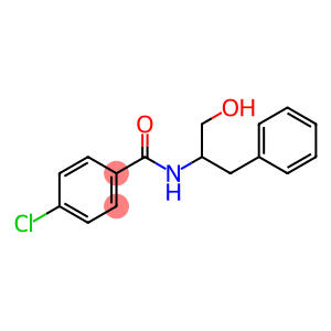 p-Chloro-N-(alpha-(hydroxymethyl)phenethyl)benzamide