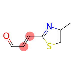 2-Propenal,  3-(4-methyl-2-thiazolyl)-