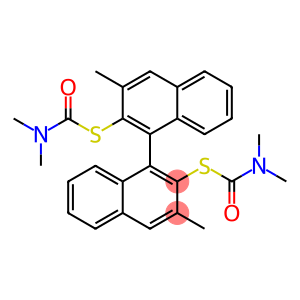 Carbamothioic acid, dimethyl-, S,S-(3,3-dimethyl1,1-binaphthalene-2,2-diyl) ester