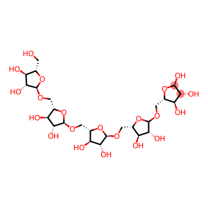 O-alpha-L-Arabinofuranosyl-(1-5)-O-alpha-L-arabinofuranosyl-(1-5)-O-alpha-L-arabinofuranosyl-(1-5)-O-alpha-L-arabinofuranosyl-(1-5)-L-arabinose