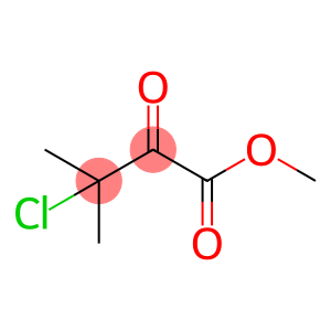 Butanoic  acid,  3-chloro-3-methyl-2-oxo-,  methyl  ester