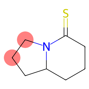 5(1H)-Indolizinethione,  hexahydro-