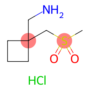 [1-(methanesulfonylmethyl)cyclobutyl]methanamine hydrochloride