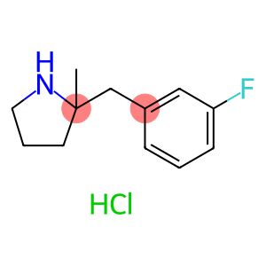 2-[(3-fluorophenyl)methyl]-2-methylpyrrolidine hydrochloride