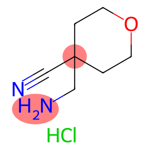 4-(aminomethyl)tetrahydro-2H-pyran-4-carbonitrile hydrochloride