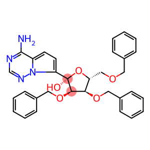 (2R,3R,4R,5R)-2-(4-aminopyrrolo[2,1-f][1,2,4]triazin-7-yl)-3,4-bis(benzyloxy)-5-((benzyloxy)methyl)tetrahydrofuran-2-ol