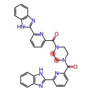 4-[6-(1H-苯并咪唑-2-基)吡啶-2-羰基]哌嗪-1-基]-[6-(1H-苯并咪唑-2-基)吡啶-2-基]甲酮