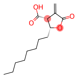 CIS-TETRAHYDRO-3-METHYLENE-2-OXO-5-N-OCTYL-4-FURANCARBOXYLIC ACID