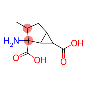 Bicyclo[3.1.0]hexane-2,6-dicarboxylic acid, 2-amino-3-methyl-,