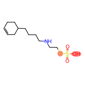 Ethanethiol, 2-(4-(cyclohexen-3-ylbutyl)amino)-, hydrogen sulfate (est er)