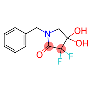 1-benzyl-3,3-difluoro-4,4-dihydroxypyrrolidin-2-one