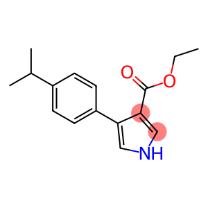 4-[4-(1-METHYLETHYL)PHENYL]-1H-PYRROLE-3-CARBOXYLIC ACID ETHYL ESTER