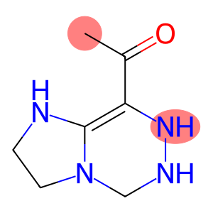 Ethanone, 1-(1,2,3,5,6,7-hexahydroimidazo[1,2-d][1,2,4]triazin-8-yl)- (9CI)