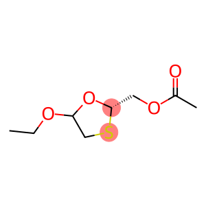 1,3-Oxathiolane-2-methanol,5-ethoxy-,acetate,(2S)-(9CI)