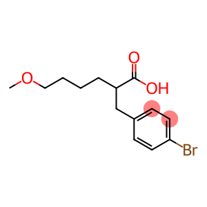 2-[(4-bromophenyl)methyl]-6-methoxyhexanoic acid